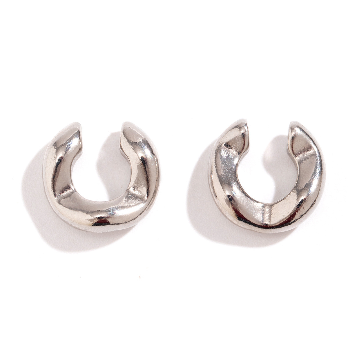 9g Weight Alloy Ear Needle Material Ear Cuffs, Ear Studs Classification 1 Set, 1 Pair Quantity Casual, Street Occasion CCB, Alloy Material Geometric Pattern All Seasons Season Women's Gender Polished Finish Plating Design Retro, Commute Style 1 Set 1 Pair Retro Commute Geometric Plating CCB Alloy Ear Cuffs Ear Studs 25