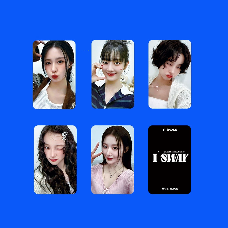 Специальная карточка для девочек GIDLE Комбинированная карта I SWAY EL Ye Shuhua SHUHUA Song Yuqi YUQI Xiaojuan Маленькая карточка
