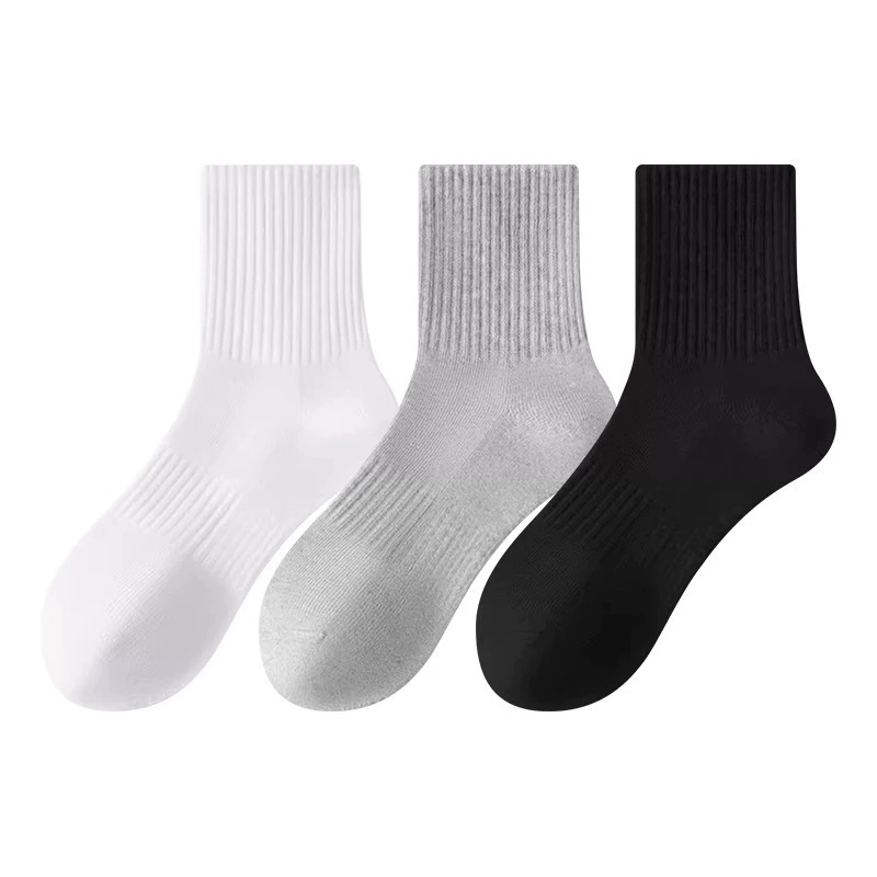 Мужские белые дезодорированные antibacterial breathable thin cotton летние колготки для коленей, впитывают пот и запах