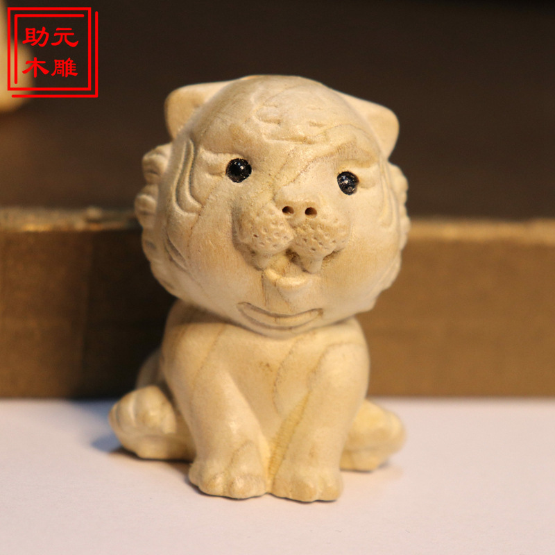 桃木の木の彫刻の十二生肖のフルセットのネズミの牛の虎のウサギの竜の蛇の馬の羊のサルのニワトリの犬の豚の車の置物の文は卸売りを遊びます。|undefined