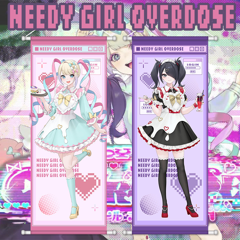 Anchor Girl Depends on Game Surrounding Hanging Pictures Super Sky Sauce Sugar Poster Scroll Secondary Disease Lemes