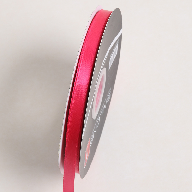 100 yardas de cinta de poliéster de doble cara Macarons, decoración de ramo, regalo, embalaje de flores, cinta de color sólido al por mayor