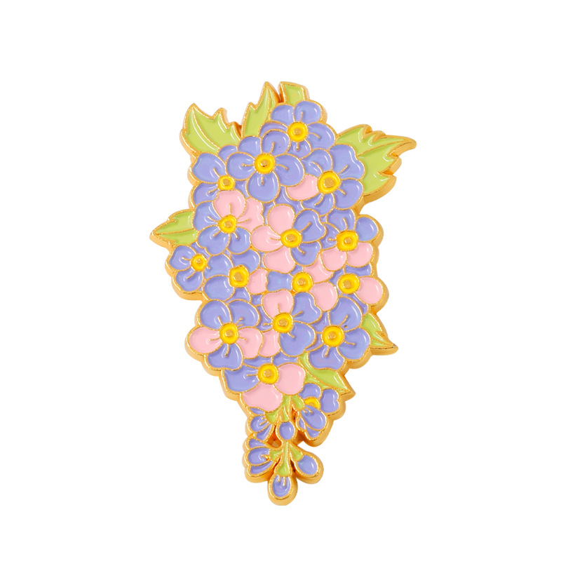 New Creative Plant Flower Designs: Rose, Lily, Camellia, Versatile Clothing Backpack Accessories, Pins And Badges_voghion.com