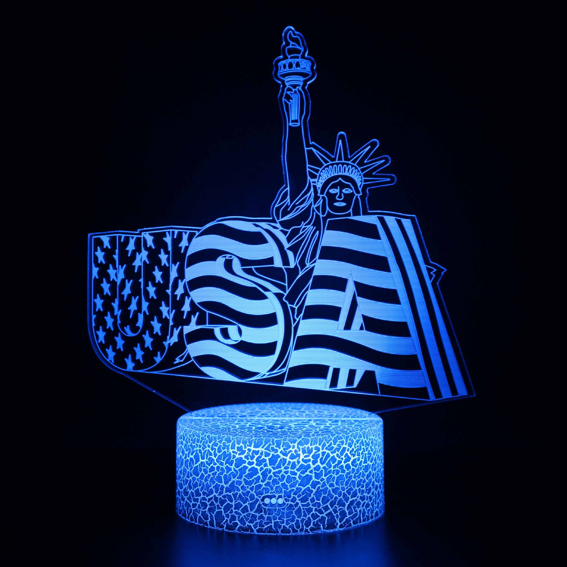 Luz de noche LED personalizada Jesús Virgen Ángel serie lámpara de mesa regalo creativo acrílico 3D noche luz al por mayor