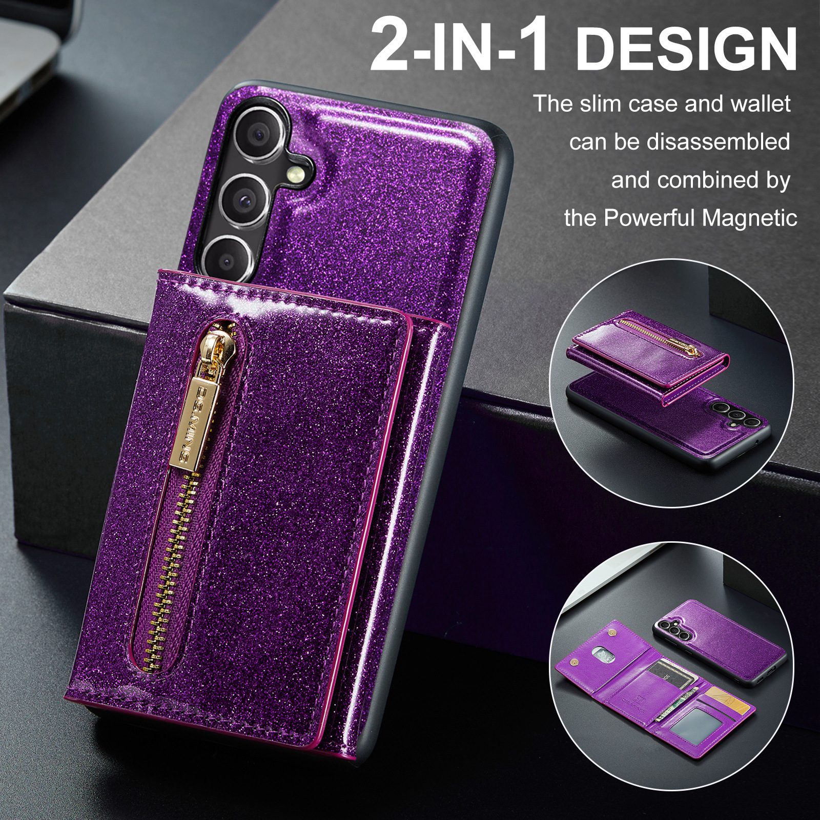 M3 per Samsung S20 FE due in uno borsa per schede flash custodia per cellulare S20 FE custodia protettiva con cerniera magnetica_voghion.com