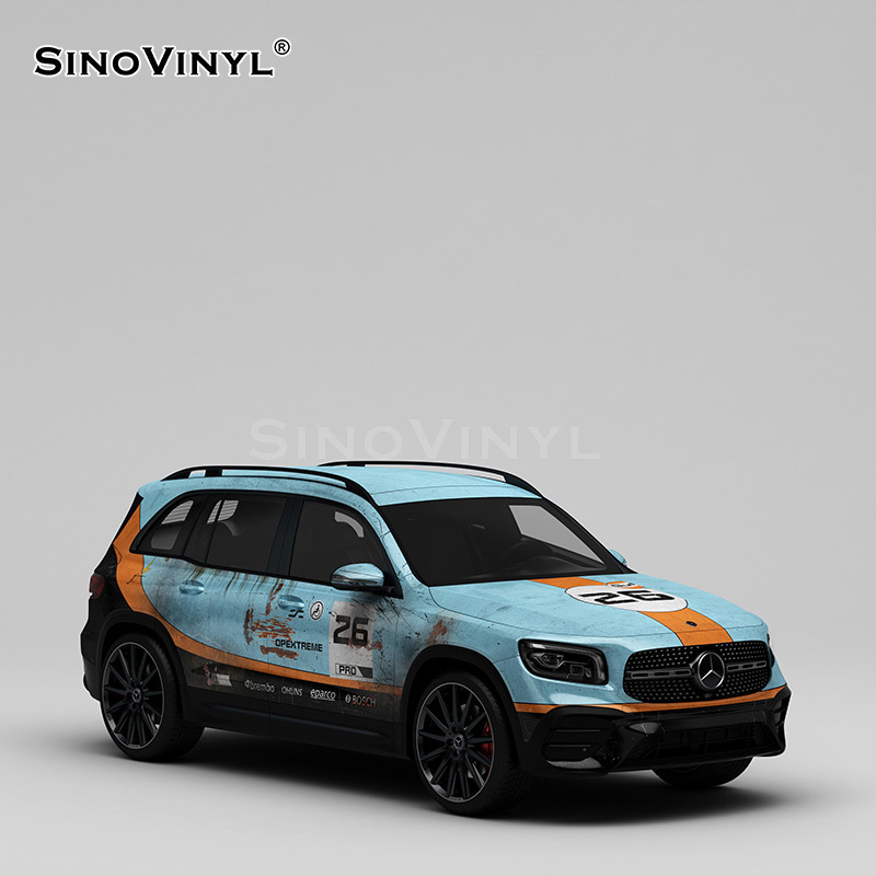 Carlake daños de guerra pintura coche que cambia de color película Doomsday coche cuerpo pegatinas crisis bioquímica pintura de color todo el coche cambio de color