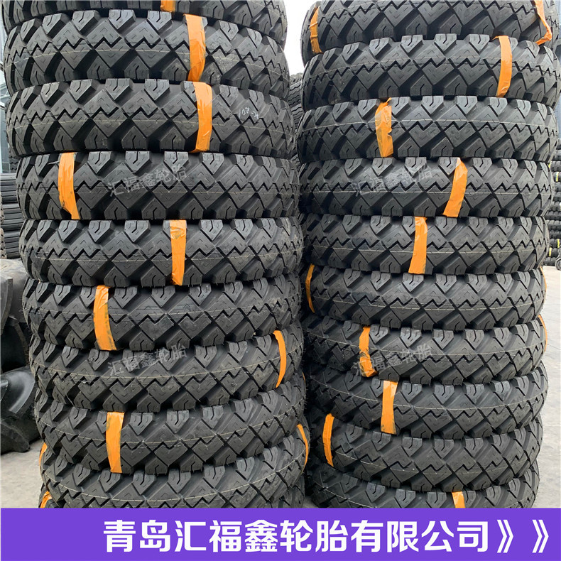 大量批发轻卡货车轮挖轮胎825-20 900-20尼龙胎OB103块花1000-20