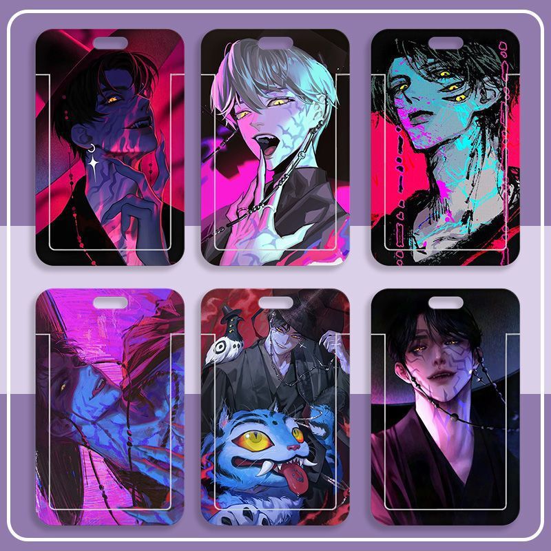 K-POP猎魔女团学生滑盖卡套饭卡公交卡身份证件保护套门禁卡校园|undefined