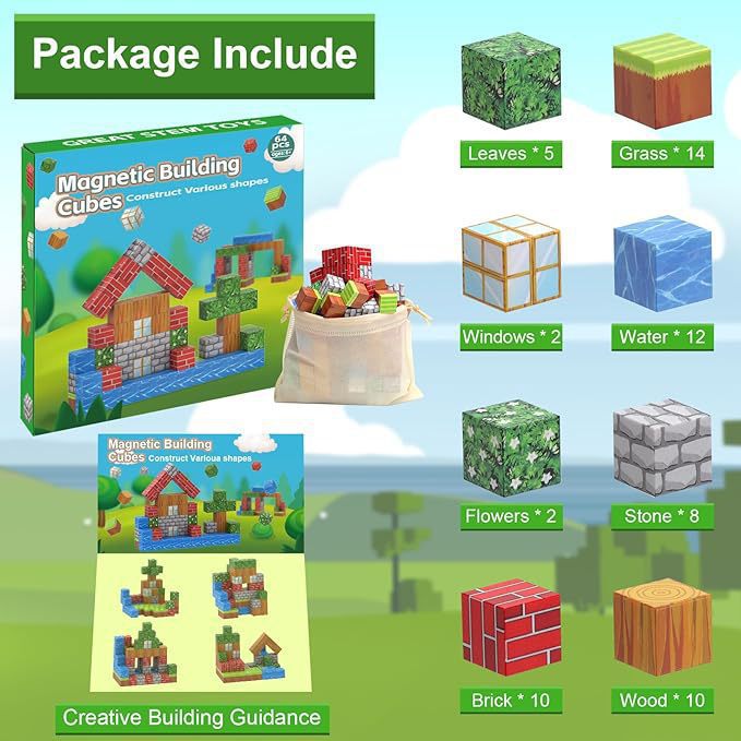 Magnetic constructor for early age