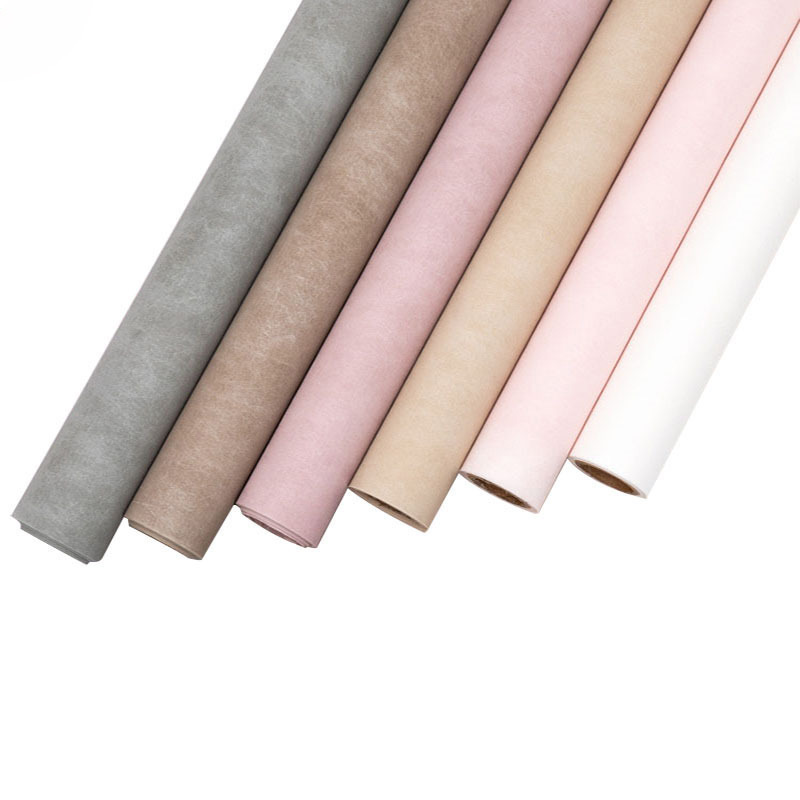 Venta al por mayor de Corea nueva tecnología negro algodón papel enrollado material FORRO impermeable leche algodón actualizado flor material de embalaje