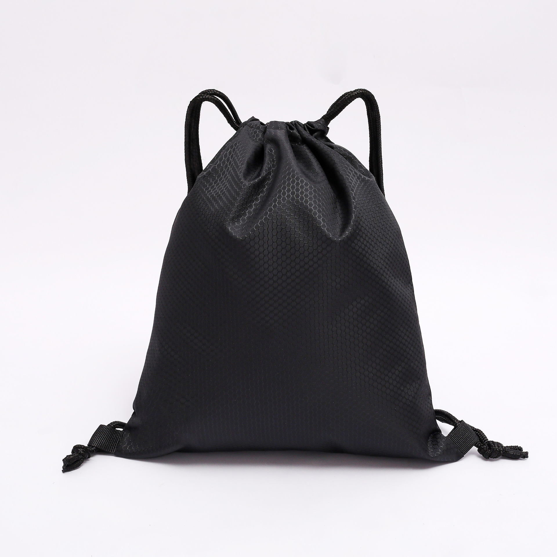 En stock impermeable Oxford tela cordón bolsa de almacenamiento fútbol patrón cordón mochila deportes al aire libre poliéster mochila bolsa image 9