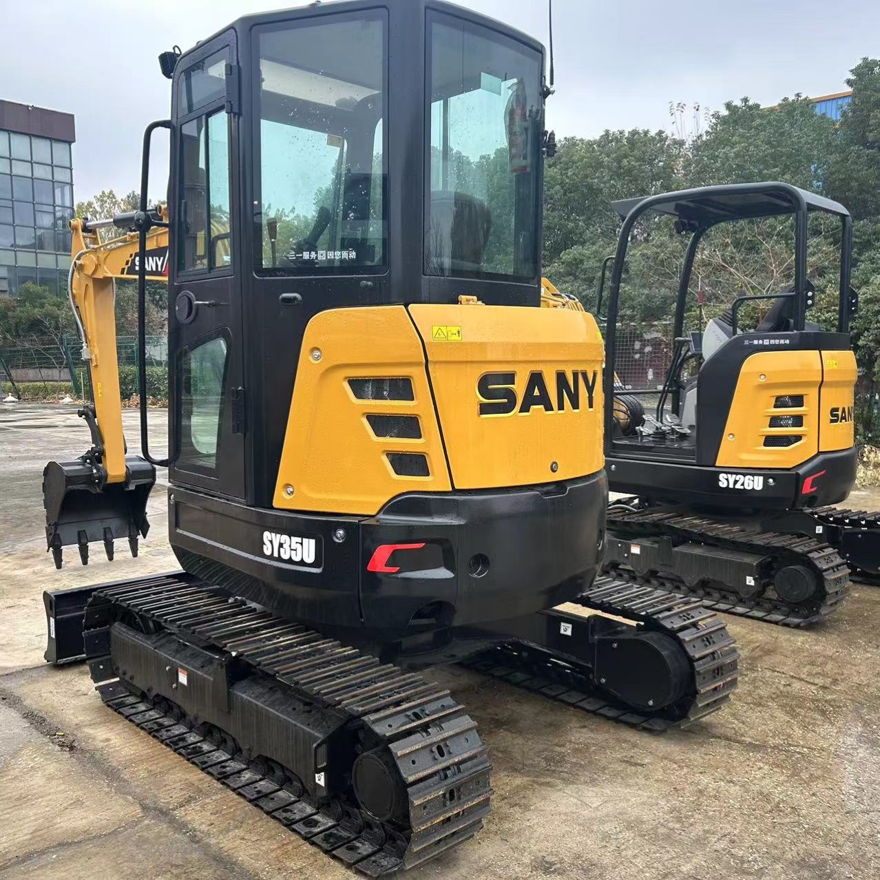 Sany3518 y 20 pequeña excavadora 2023 inventario de automóviles de segunda mano precio de venta exportación al extranjero