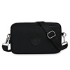 Nylon wallet, one-shoulder bag for leisure, horizontal version