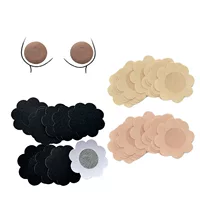 Одноразовая черная нетканая пластырь на груди nipple stickers анти-легкая ультратонкая антифрикционная самоклеящаяся пластырь