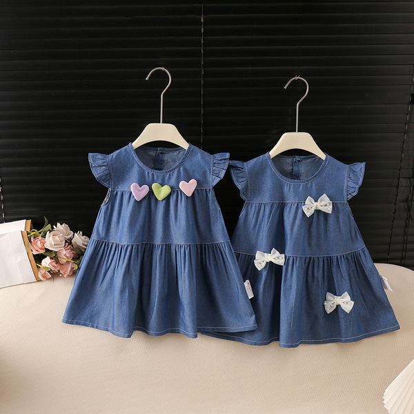 Summer thin denim dress