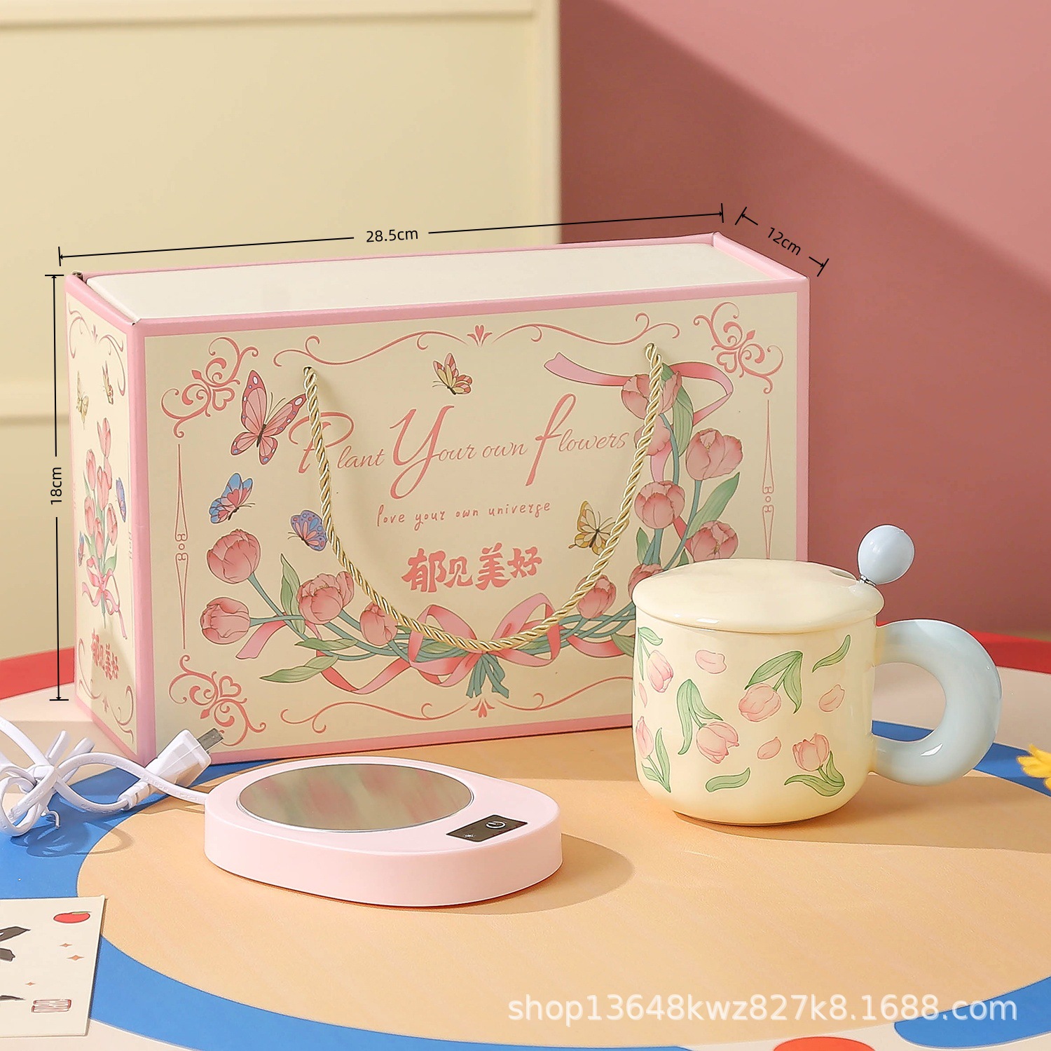 Día de la diosa, regalo de mano, taza de regalo, regalo del día de la mujer, caja de regalo de alta calidad