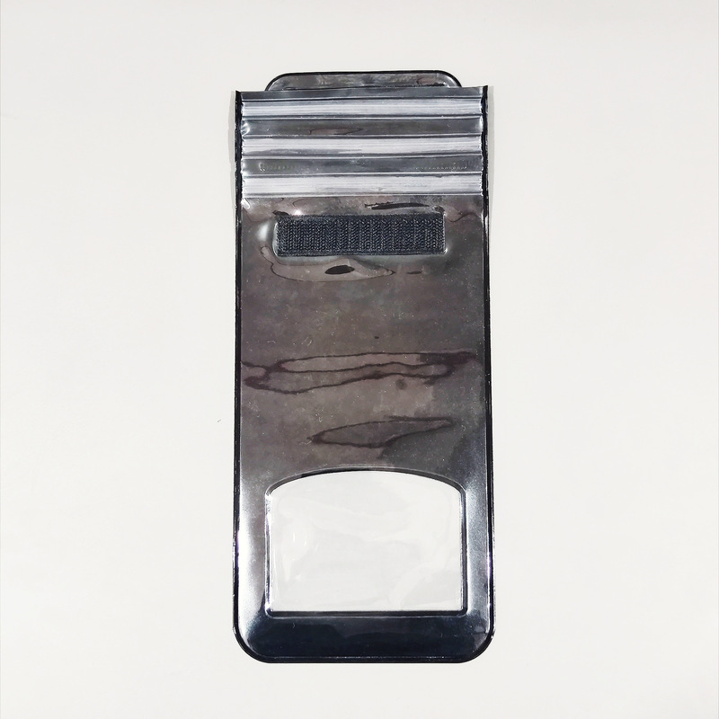 Wholesale can put charging treasure external headphone jack PVC takeaway mobile phone waterproof bag transparent swimming mobile phone case