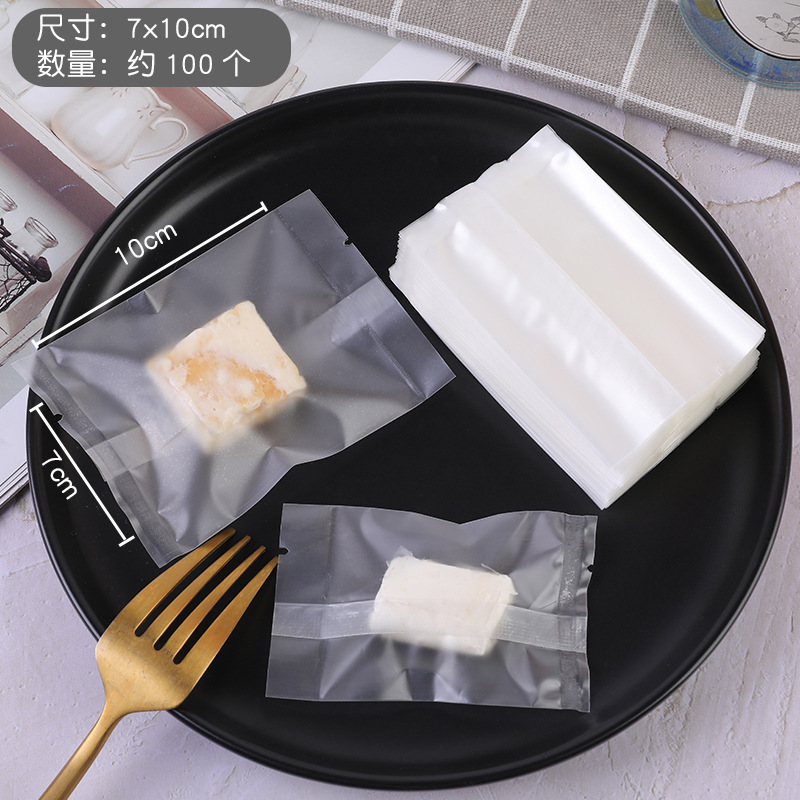 Bolsa de embalaje crujiente de copo de nieve inglesa esmerilada gruesa Bolsa de galletas de azufaifa de leche Bolsa de sellado de galletas de caramelo para hornear al por mayor