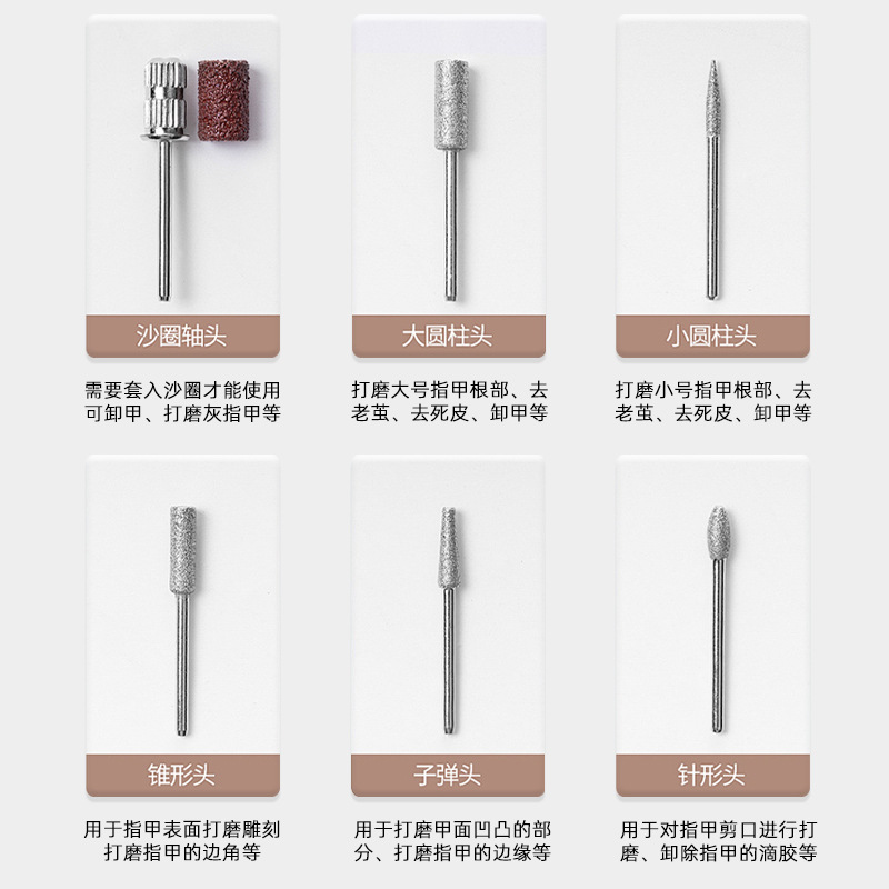 LED amolador de visualización digital manicuras amolador de uñas eléctrico de escritorio amolador de uñas de alta potencia amolador silencioso