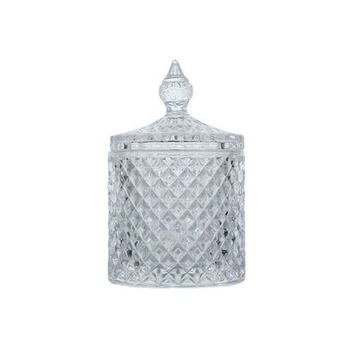 Mongolian yurt glass jar storage jar Roman jar European glass jar candle cup aromatherapy cup candy storage jar