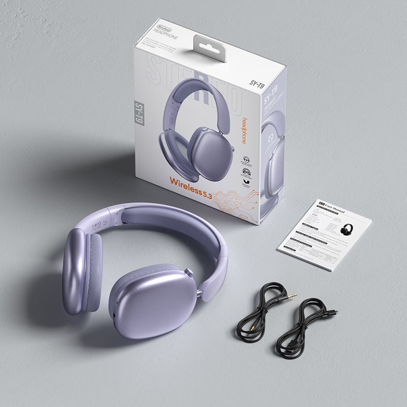 Auriculares Inalámbricos de Diadema para Negocios, Plástico ABS, Con micrófono, para Oficina