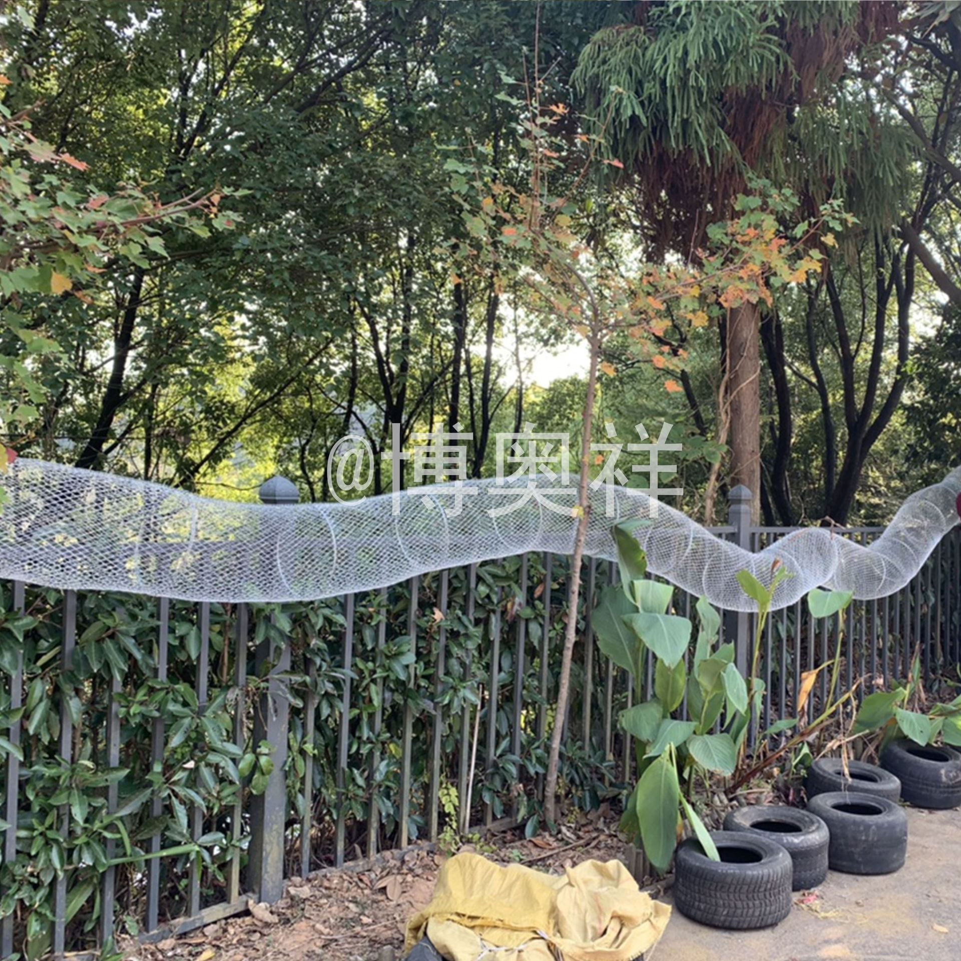 松鼠跑道笼子小屋跑笼用品大全松鼠专用公园动物园展示圆筒长围网