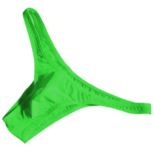Tzy0358 men's sexy underwear underwear wholesale translucent ice silk low waist thong small bikini