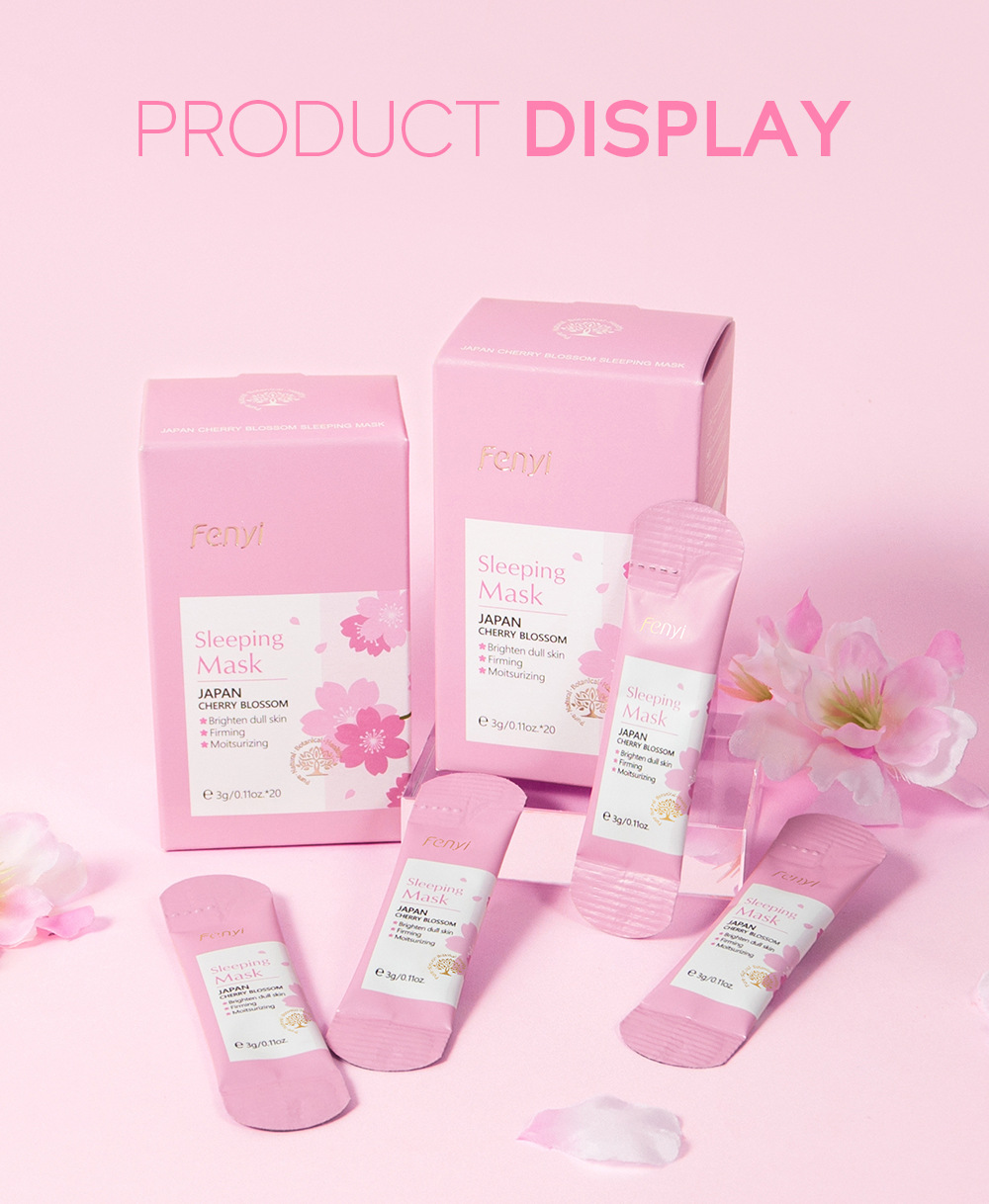 FENYI Cherry Blossom Sleep Mask Box 3g*20 Shopee AliExpress Supply manufacturer wholesale supply undefined