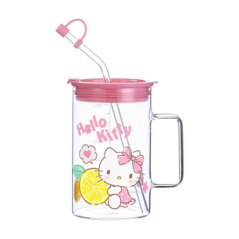 Hello Kitty, capacious high quality glass with glass
