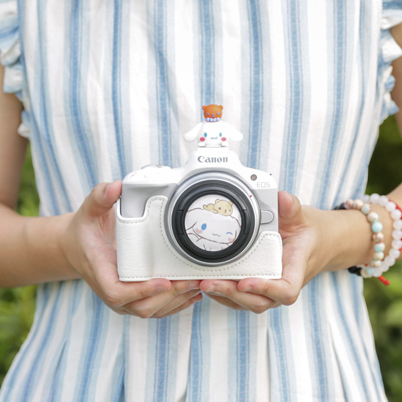 캐논 R50 보호 커버 R10200D 2 세대 R8RP 카메라 가방 마이크로 단일 쉘 액세서리 가죽 R5R6IIR7 별표