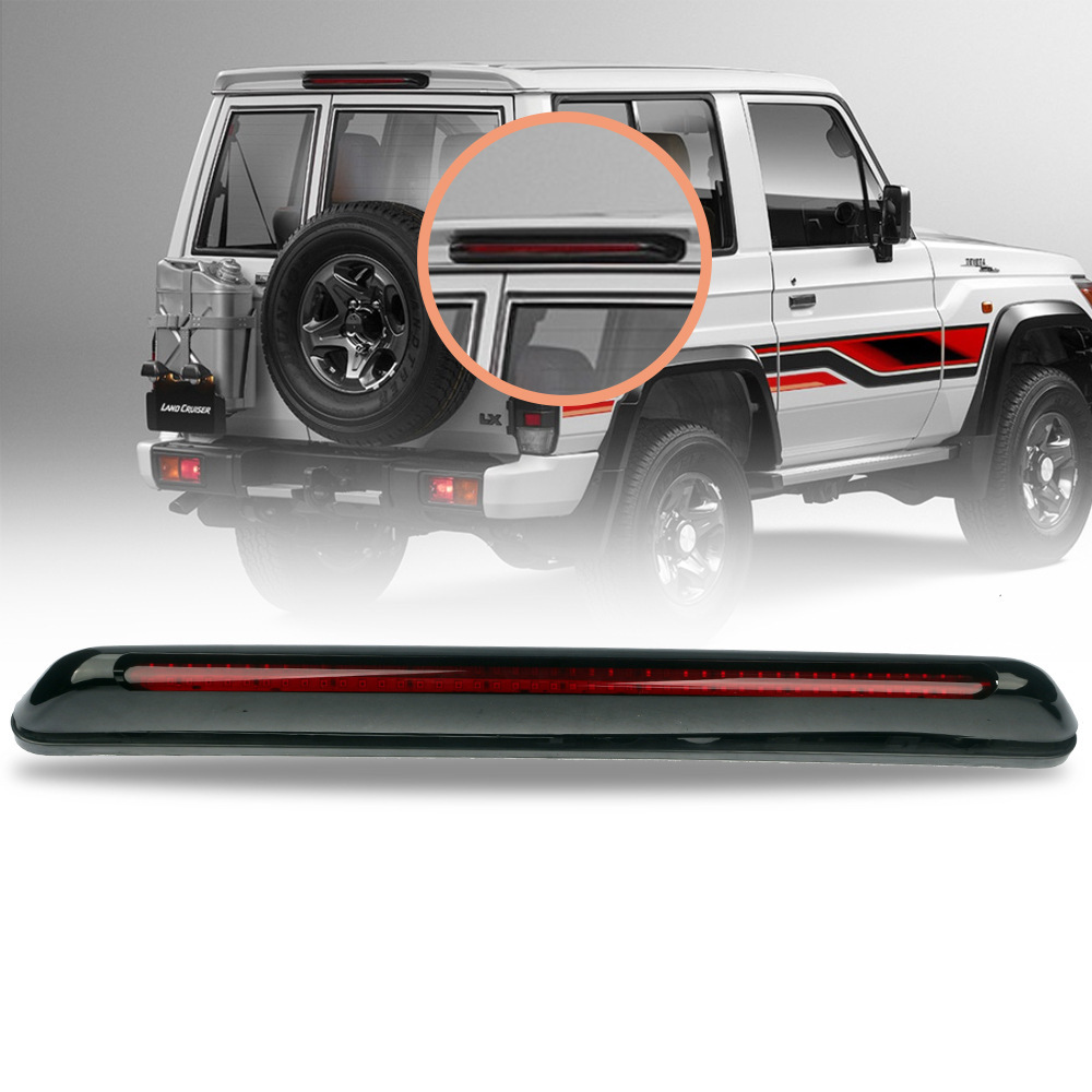 Aplicable a Toyota 2007 - 22 Land Cruiser FJ79 LC79 Luz de freno de alto nivel Luz de advertencia trasera Luz de parada