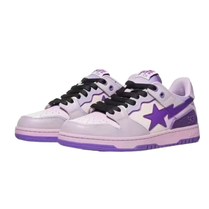 BAPESTA SK8 COURT DUNK シューズ バイブ メテオ ファン ブラック グリーン ロートップ カジュアル スニーカー 紳士靴|undefined