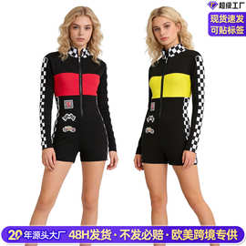 5跨境车模服cos服夜店领舞cosplay拉拉队表演服装机车女郎赛车服