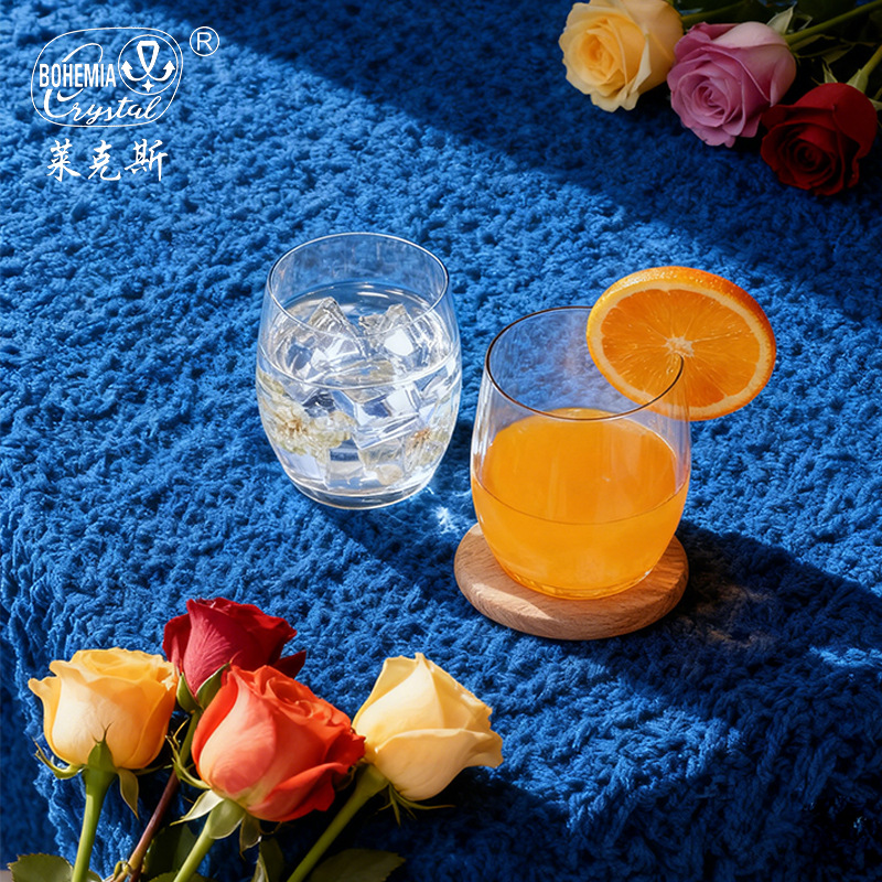 Nuevo vidrio de cristal de alto valor facial, taza de agua doméstica de gran capacidad, taza de alta calidad, taza de cristal resistente a alta temperatura image 3