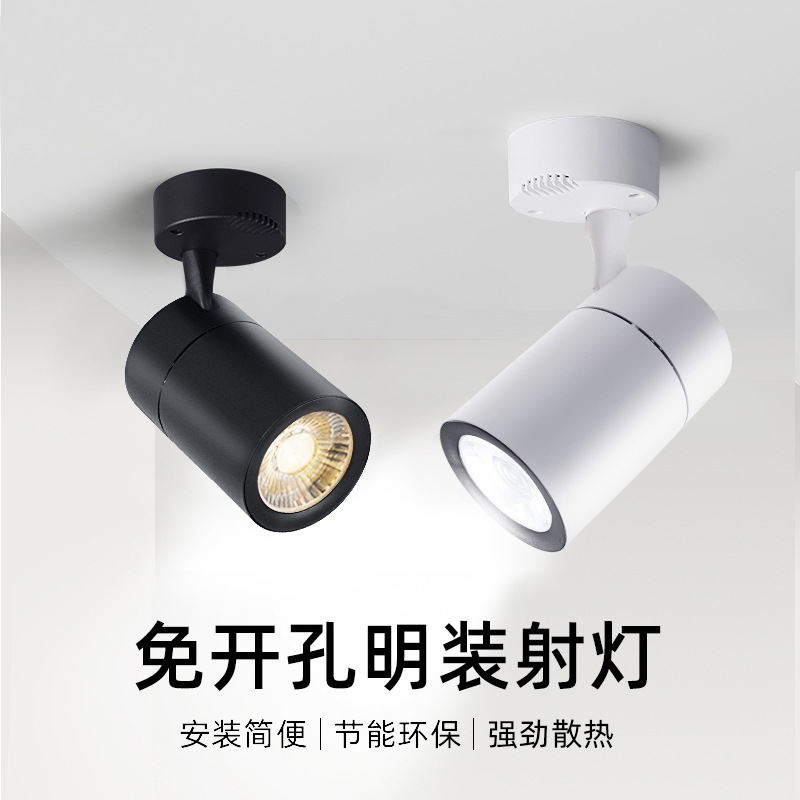 Ángulo ajustable de lámpara de luz LED de techo, lámpara de luz de techo pequeña doméstica, lámpara de luz de luz image 3