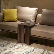 设计师TJRZ834北欧轻奢实木边几家用客厅现代沙发小角几复古简约