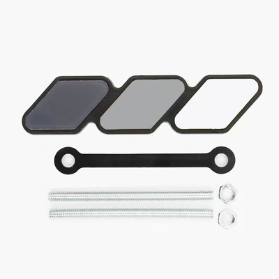 Car logo 4Runner Tundra Grille Three-Color - three-color-mark-black-gradient