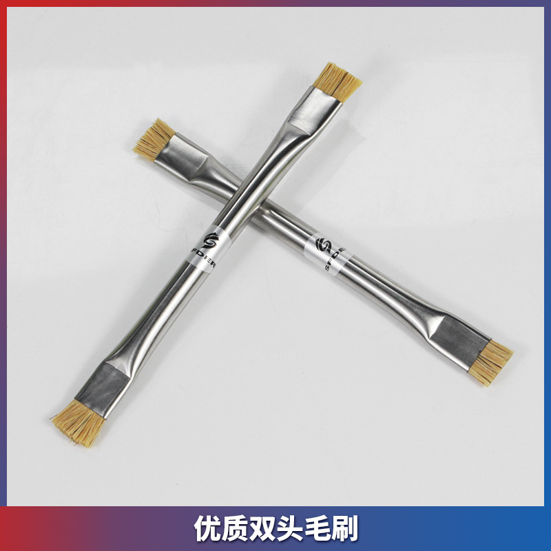 Apple Samsung teléfono móvil placa base CPU Disco Duro polvo cepillo soldadura cepillo de eliminación de pegamento cepillo duro doble cabeza cepillo de limpieza