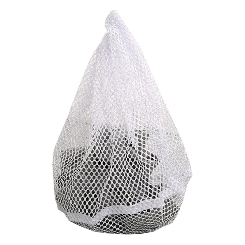 Bolsa de malla engrosada bolsa de lavado lavadora doméstica sujetador de ropa interior de malla gruesa bolsa de malla extra grande bolsa de lavandería con cordón al por mayor