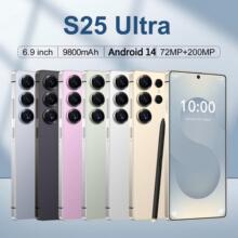 跨境手机S25Ultra6.9寸全新大屏5G全球版安卓12+512G智能一体手机