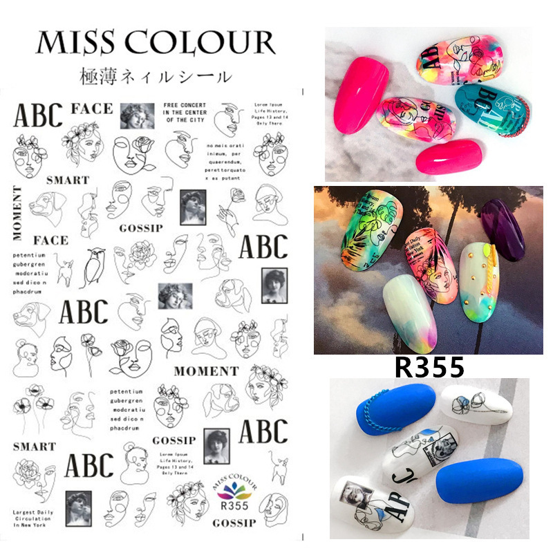 Colorful Love Nail Stickers Picasso Portrait Nail Art Stickers Love Contrast Color Nail Decals Abstract Painting Nail Stickers Colorful Love Nail Stickers Picasso Portrait Nail Art Stickers Love Contrast Color Nail Decals Abstract Painting Nail Stickers