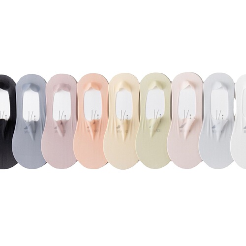Boat socks for women summer thin cotton bottom ultra-thin shallow socks women's invisible socks silicone non-falling ice silk boat socks sets