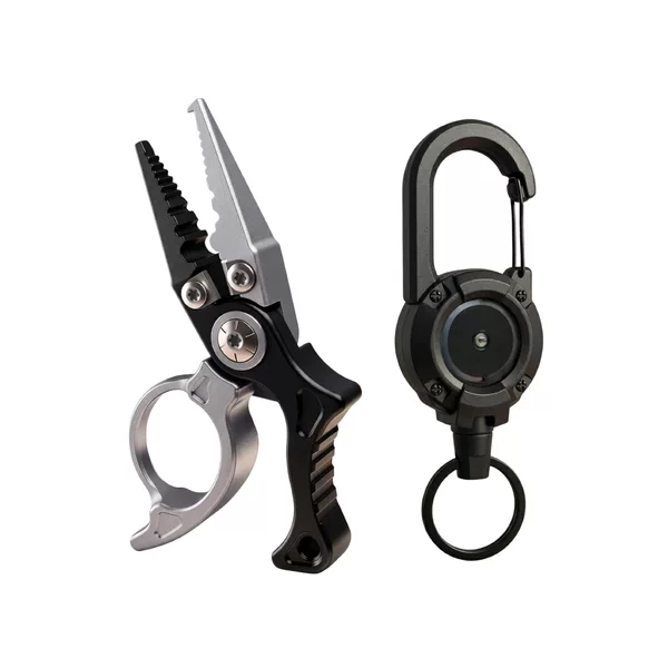 Luya Pliers Micro-Object Mini Small Open Ring Pliers Multi-Functional Lead-Pressing Tungsten Steel Wire Cutting Fly Fishing Scissors Fishing Tools
