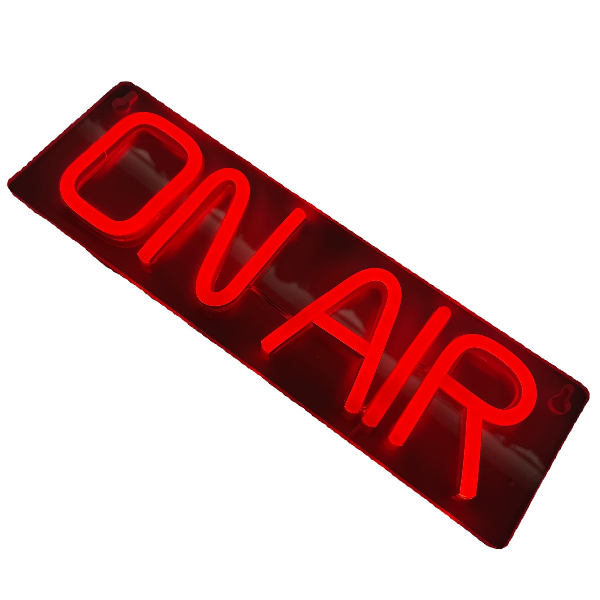 Новые неоновые огни маленький размер ON AIR красные и белые двухцветные огни внутреннее неоновое освещение интерьерное