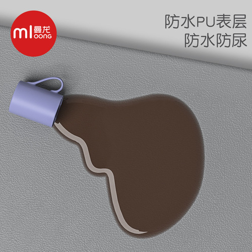 Manlong baby pu crawling mat 4cm thickened baby game mat home splicing folding children's crawling mat