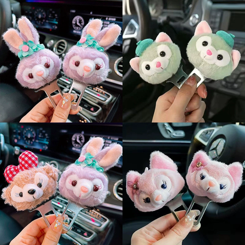 Декорированная плюшевая фигурка в виде маленькой феи с машинной safety plug-in лентой крепления, встроенная пряжка внутри автомобиля