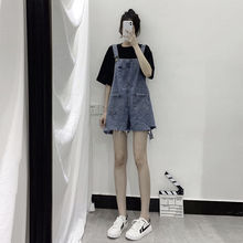 夏季新款韩版牛仔布短裤女学生高腰显瘦裤纽扣减龄