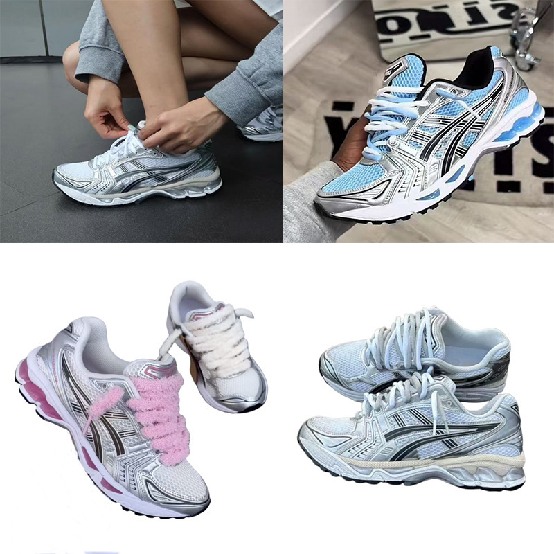 Kayano14 Putian Shoes Men's Shoes Breathable and Wear-Resistant Outdoor Mesh Sports K14 Double Shoelaces Men's and Women's Running Shoes Kayano14 Putian Shoes Men's Shoes Breathable and Wear-Resistant Outdoor Mesh Sports K14 Double Shoelaces Men's and Women's Running Shoes