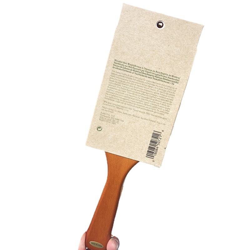 Pente de cabelo Big S Same Style Noble Lady Beech Aifan Mini Version Damu Massage com almofada de ar em madeira de bordo_voghion.com