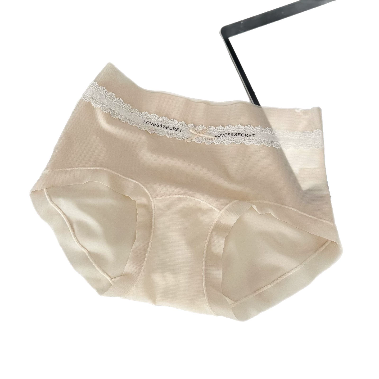 Летняя тонкая нижнее белье, шелковые дышащие брюки, треугольные шорты, защитная маска, средней посадки